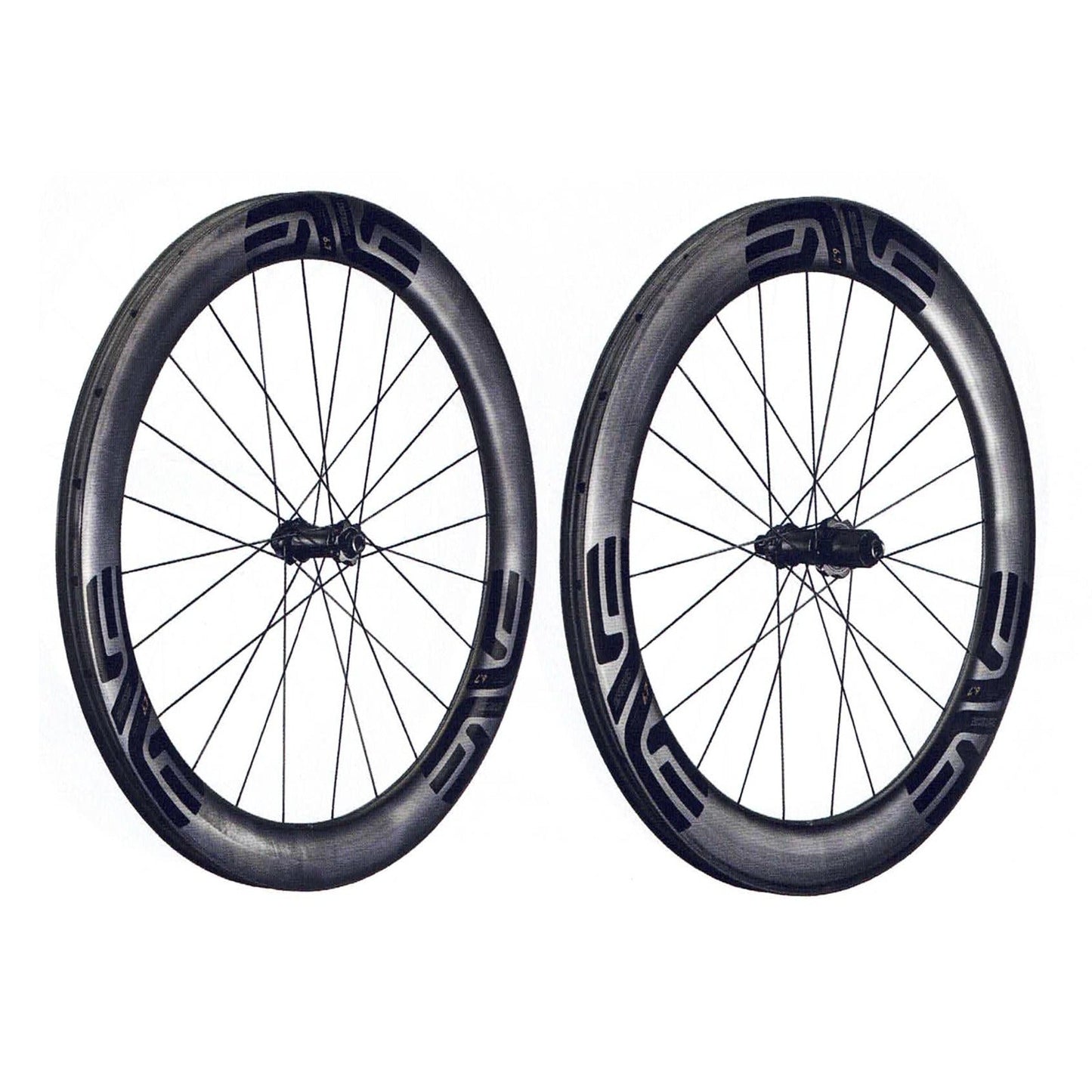 Pair of wheels ENVE SES 6.7 DB - Black