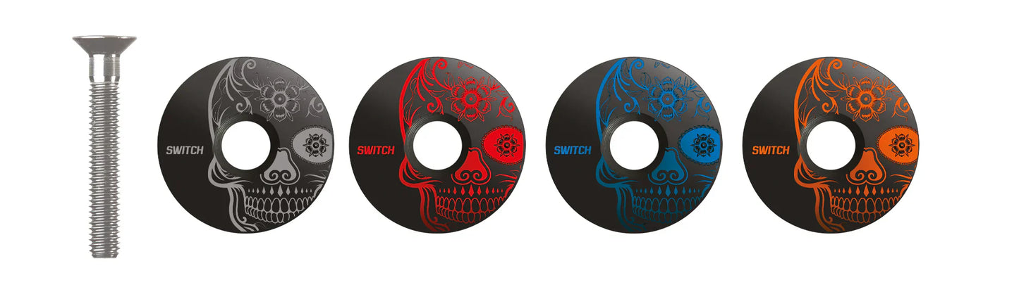 SWITCH - SWITCH TOP CAP ALLOY SKULL