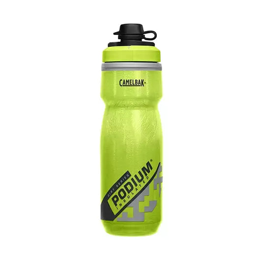 Camelbak thermal bottle MTB Podium Dirt Series Chill 620ml with Lime green cap