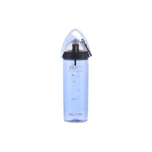 Bouteille d'élite goth avec œillets et carabiner, 700 ml, céleste transparent