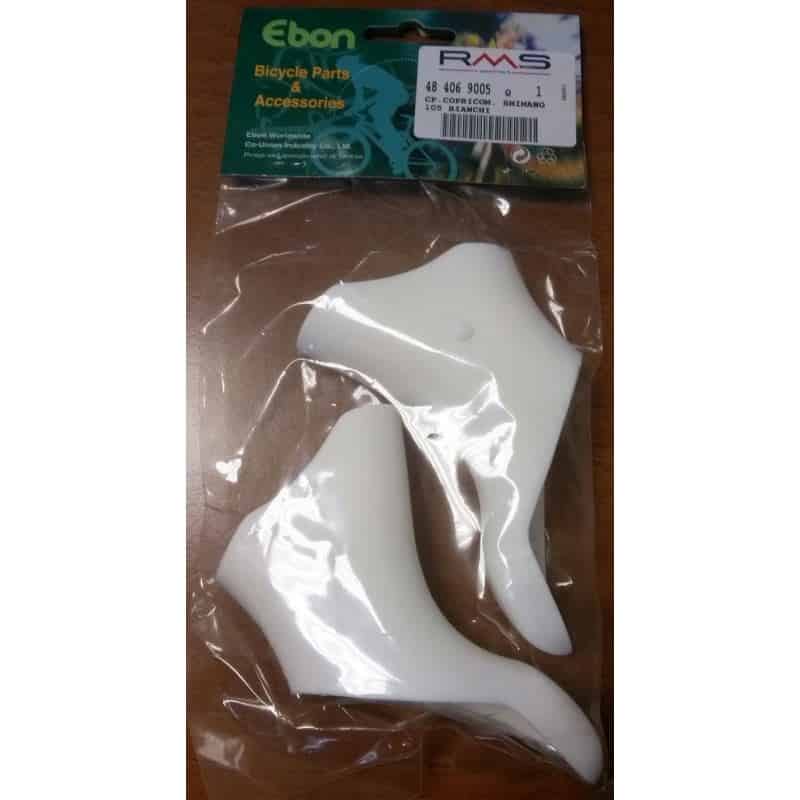 Par Copricomandi Ebon Shimano 105, White