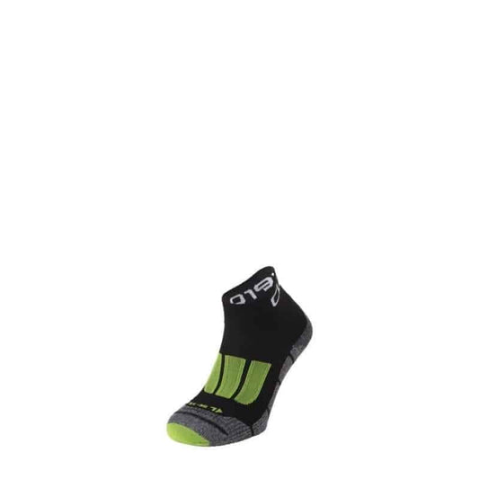 3 PAIA CALZINI CICLISMO CI.Zero RACE SOCKS, GRIGIO-NERO-VERDE