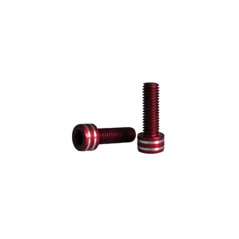 Screws for bearer with m5x15mm, red