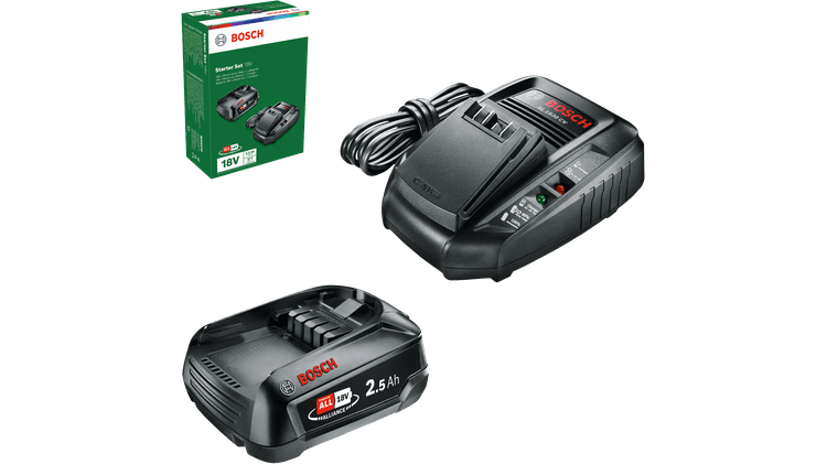 Bosch Starter Set 18 V (2,5 AH + Batteri ved 1830 hk)