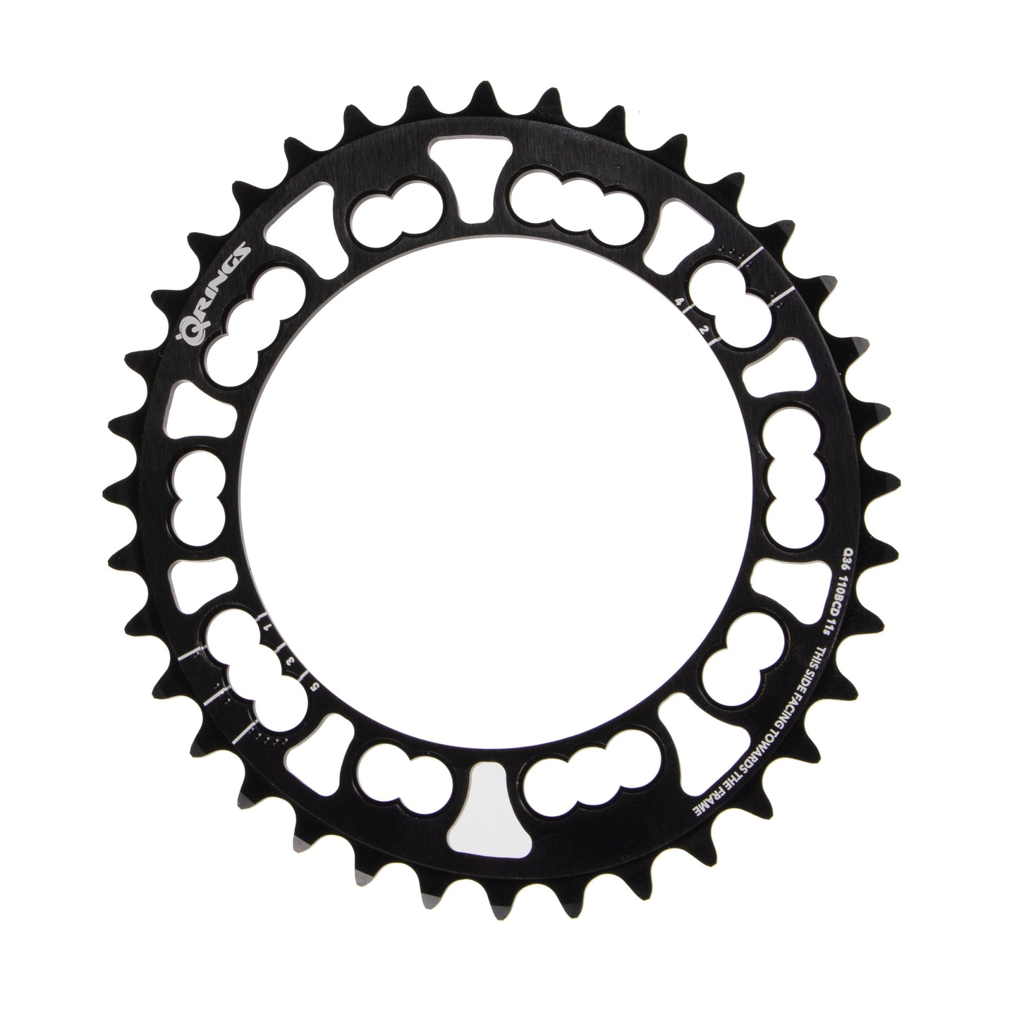 Oval Internal Chainring Rotor Q-Rings Compact BCD 110x5