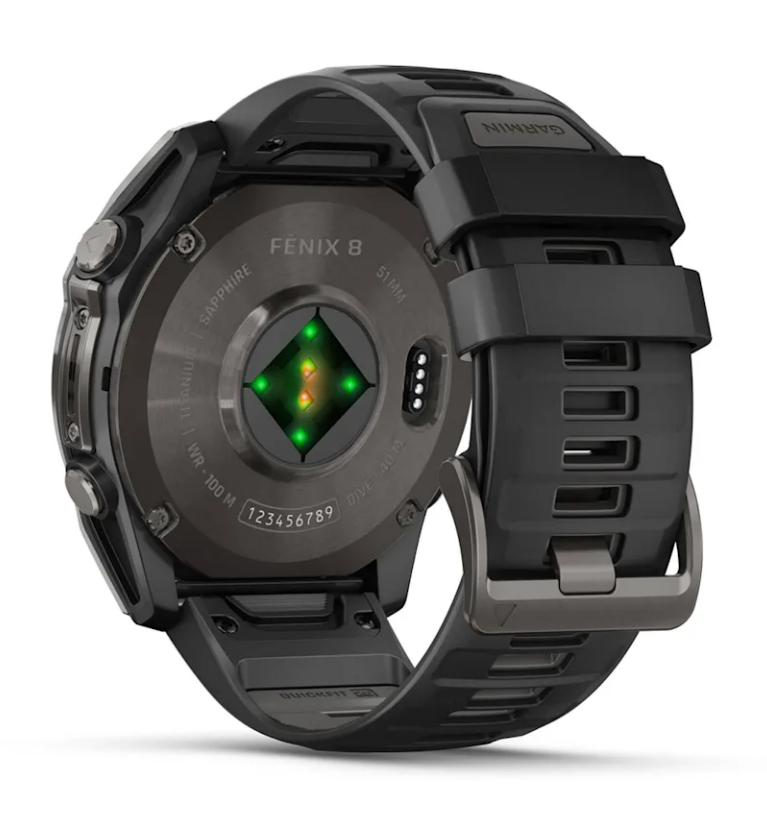 Garmin Fenix ​​8 Amoled Saphir - 51 mm