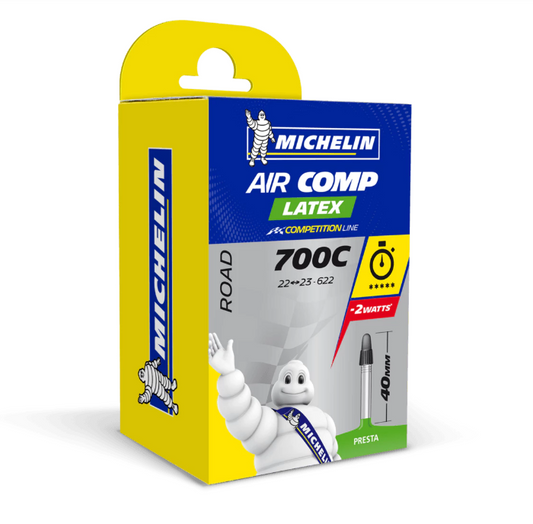 Michelin Air Comp Latex 700x22 / 23 Presta Valve 40 mm