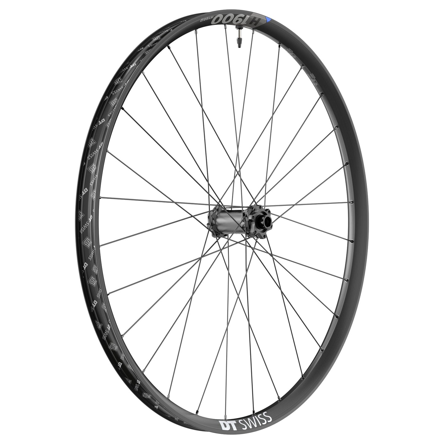 Roue avant DT Swiss H 1900 Splines 27,5 "35 mm est un tubeless de 15/110 mm prêt