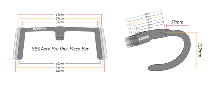 Manubrio Integrato ENVE SES Aero Pro One 37/40cm