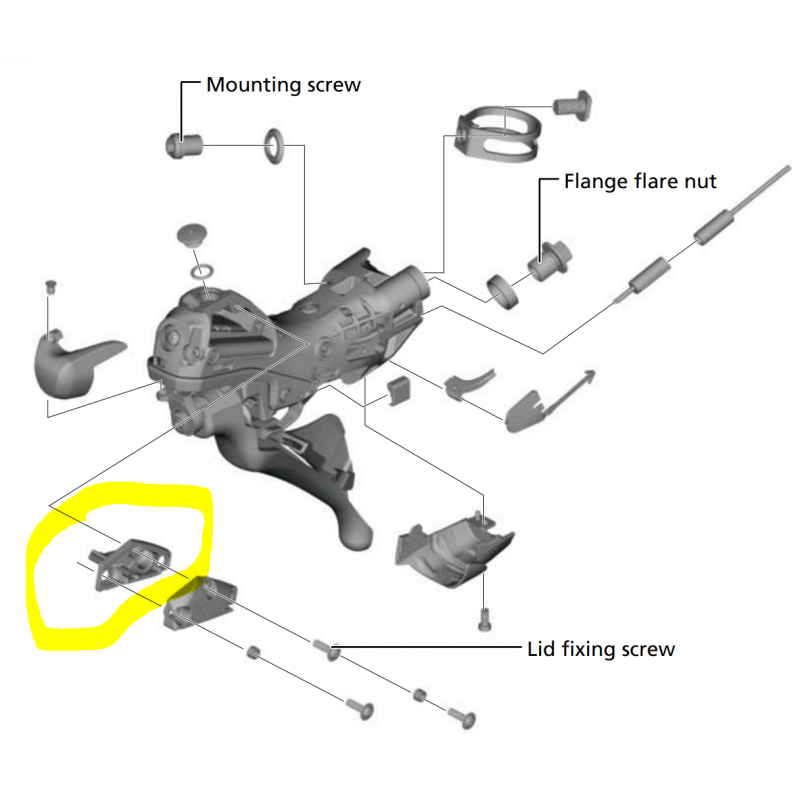 Shimano ST-R9120 Regula Diaframma DiFrama