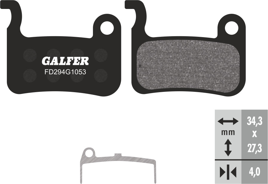 Galfer FD294G1053 Paderas de freno para Shimano Deore XT / LX / Saint 04-07 / XTR 03