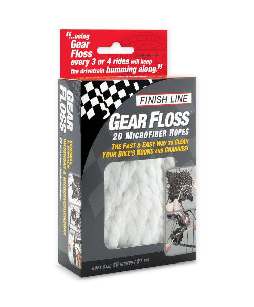 Kit 20 Spaghi In Microfibra Finish Line Gear Floss