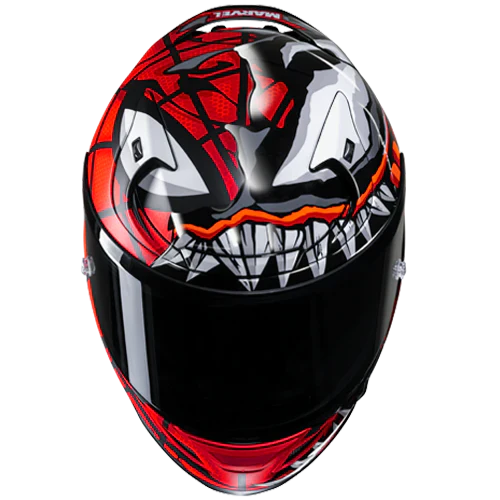 HJC RPHA 12 maximierte Venom Marvel MC1SF -Helm