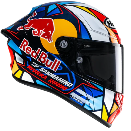 HJC RPHA 1 Red Bull Misano GP MC21 helmet