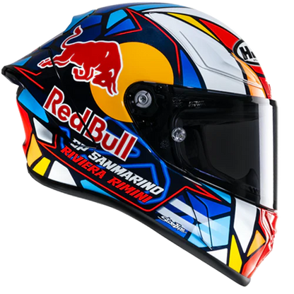 HJC RPHA 1 Red Bull Misano GP MC21 helmet