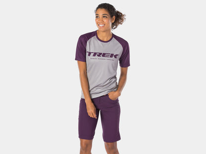 Shorts pour VTT Femmes bontrager rythm montagne courte