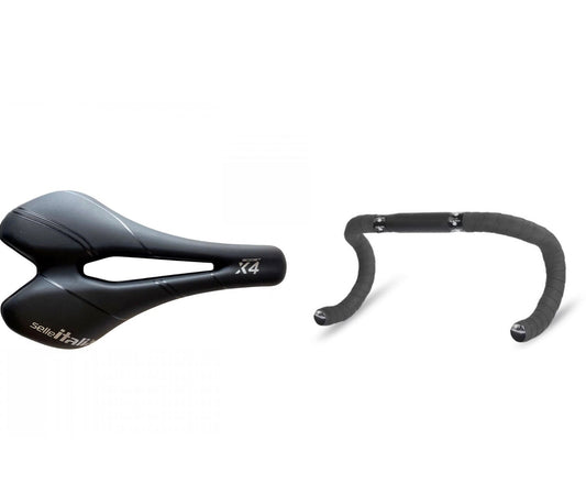 Selle Italia X4 Boost Superflow Titanium + Gist Handle Ribbon