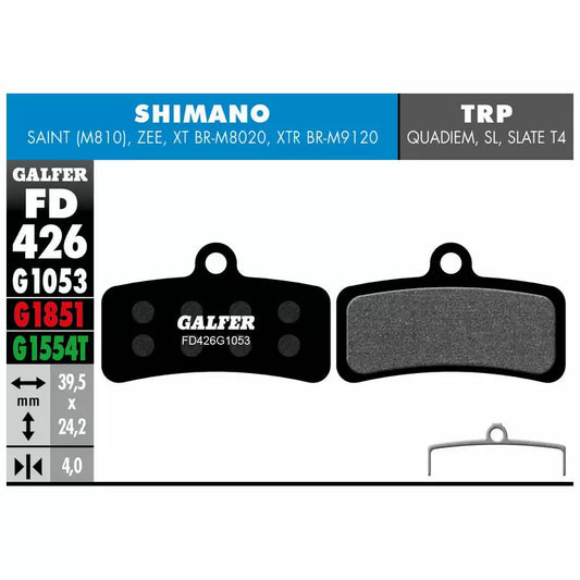 Galfer FD426G1053 brake pads for Shimamo Saint Zee