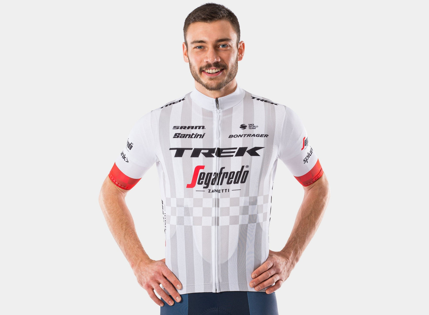 Maglia Maniche Corte Trek Santini Segafredo Replica