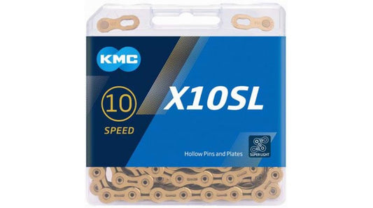 KONC X10SL -kultaketju - 10 Speed/ 114 -linkit